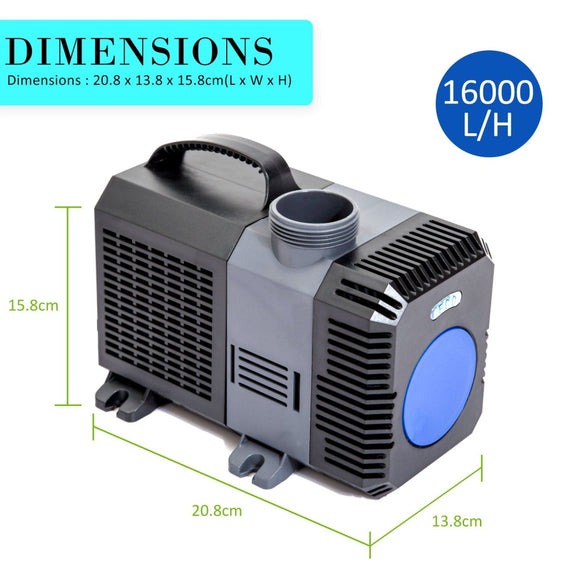 Aquarium Submersible Pond Water Pump 16000L/H - RnR Galore