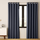 Artiss 2X Blockout Curtains Eyelet 240x230cm Charcoal - RnR Galore