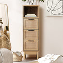 Artiss 3 Chest of Drawers with Shelf - BRIONY Oak - RnR Galore