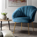 Artiss Armchair Velvet Blue Eloise - RnR Galore