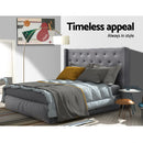Artiss Bed Head Headboard Queen Size Fabric - LUCA Grey - RnR Galore