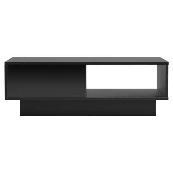 Artiss Coffee Table Led Lights Black - RnR Galore