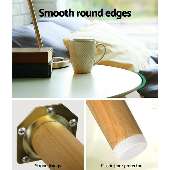 Artiss Coffee Table Round 50CM Callix - RnR Galore
