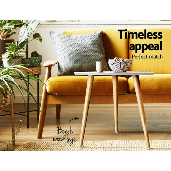 Artiss Coffee Table Round 50CM Callix - RnR Galore