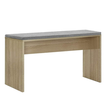 Artiss Dining Bench Upholstery Seat Wooden Chair Oak 90cm - RnR Galore