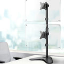 Artiss Monitor Arm Stand Dual Mount HD LED TV Bracket Holder Freestanding - RnR Galore