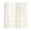 Artiss Room Divider Screen Privacy Wood Dividers Stand 4 Panel Nova White - RnR Galore