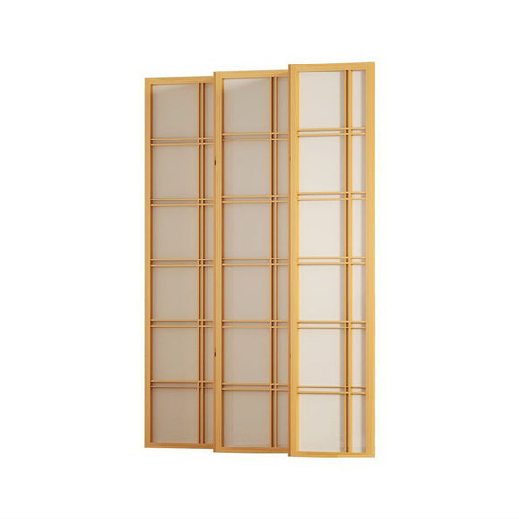 Artiss Room Divider Screen Privacy Wood Dividers Stand 6 Panel Nova Natural - RnR Galore