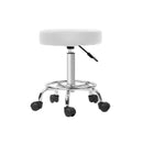 Artiss Salon Stool Round Swivel Chair White - RnR Galore