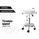 Artiss Salon Stool Round Swivel Chair White - RnR Galore