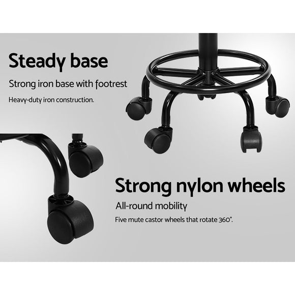 Artiss Salon Stool Saddle Swivel Chair - RnR Galore