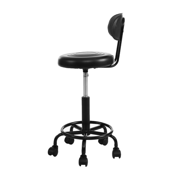 Artiss Salon Stool Swivel Chair Backrest - RnR Galore