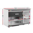 Artiss Shoe Cabinet Bench Shoes Storage Organiser Rack Wooden Cupboard Fabric Seat Adjustable Shelf - RnR Galore
