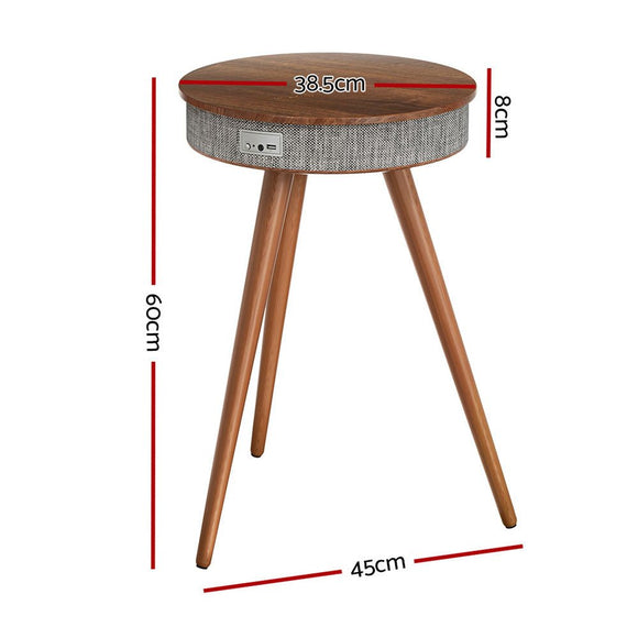 Artiss Smart Coffee Table Wireless Charging Bluetooth Speaker - RnR Galore