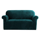 Artiss Sofa Cover Couch Covers 2 Seater Velvet Agate Green - RnR Galore