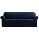 Artiss Sofa Cover Couch Covers 4 Seater Velvet Sapphire - RnR Galore
