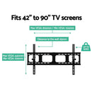 Artiss TV Wall Mount Bracket for 42" - 90" LED LCD TVs Tilt Slim Flat Low Profile - RnR Galore