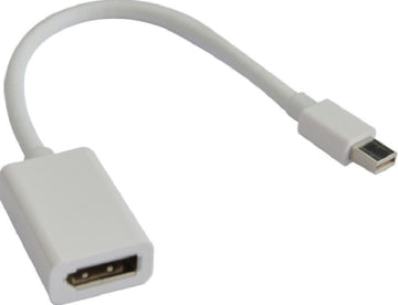 ASTROTEK Mini DisplayPort DP to DisplayPort DP Adapter Converter - 20 pins Male to Female Nickle Plated RoHS - RnR Galore