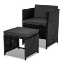 Bali 13PC Outdoor Dining Set - Black - RnR Galore
