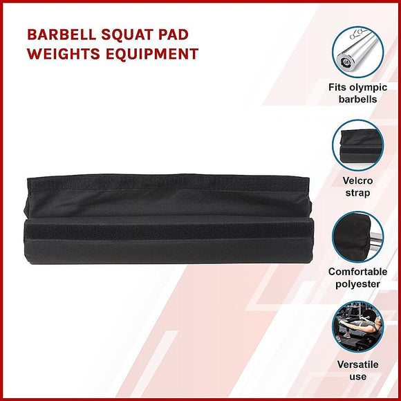 Barbell Squat Pad Weights Equipment - RnR Galore