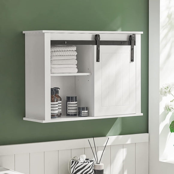 Bathroom Wall Cabinet Storage Cupboard - RnR Galore