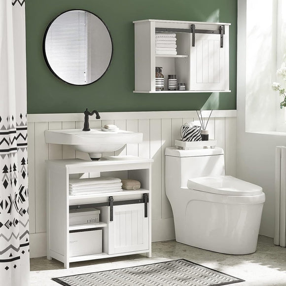 Bathroom Wall Cabinet Storage Cupboard - RnR Galore