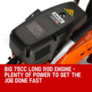 Baumr - AG 75cc Concrete Cut Off Demolition Saw Wet Demo Road Cutter Brick - RnR Galore