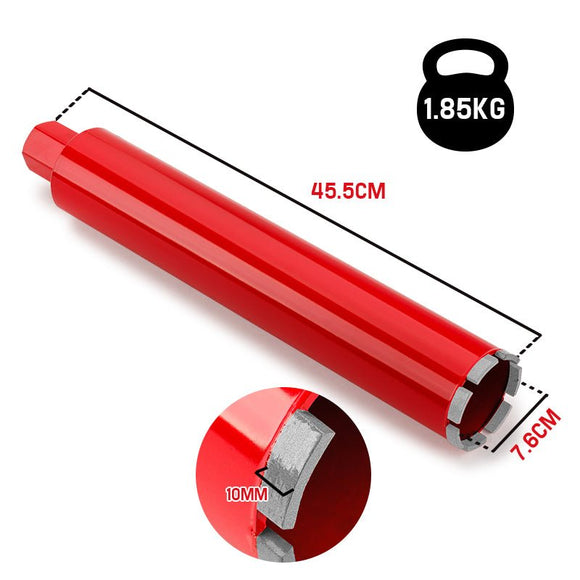 Baumr - AG Diamond Core Drill Bit 76mm Concrete Wet Dry Tile Stone Brick Marble 1 - 1/4 UNC - RnR Galore