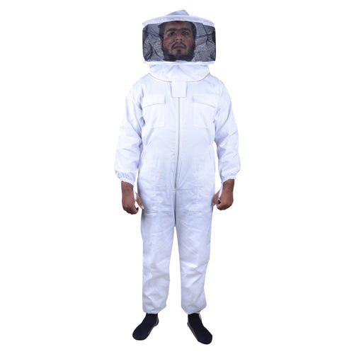 Beekeeping Bee Full Suit Standard Cotton With Round Head Veil L - RnR Galore