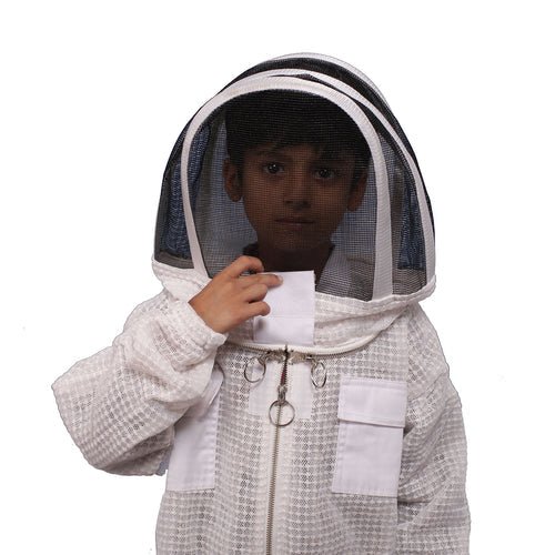 Beekeeping Bee Kids Full Suit 3 Mesh Layer Beekeeper Protective Gear S - RnR Galore