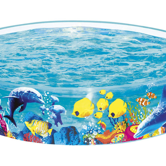 Bestway Kids Pool 183x38cm Round Above Ground Rigid Swimming Pools Undersea 946L - RnR Galore