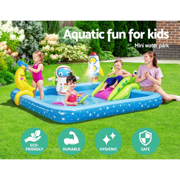Bestway Kids Pool 228x206x84cm Inflatable Above Ground Swimming Play Pools 308L - RnR Galore