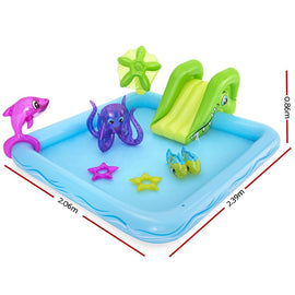 Bestway Kids Pool 239x206x86cm Inflatable Above Ground Swimming Play Pools 308L - RnR Galore