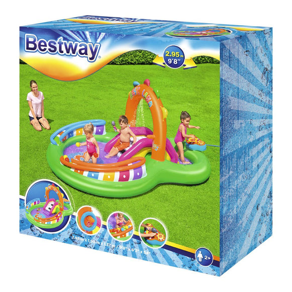 Bestway Kids Pool 295x190x137cm Inflatable Above Ground Swimming Play Pools 349L - RnR Galore