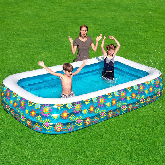 Bestway Kids Pool 305x183x56cm Inflatable Above Ground Swimming Pools 1161L - RnR Galore