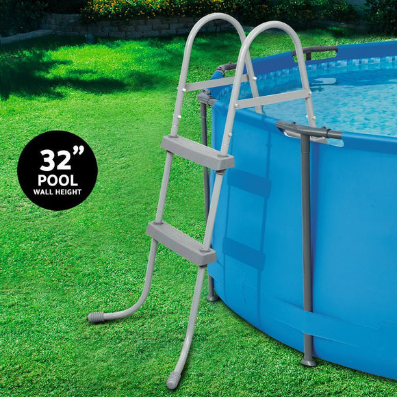 Bestway Pool Ladder 84cm 2 Step Above Ground Swimming Pools Removable Steps Stairs - RnR Galore