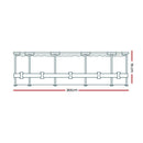 Bestway Swimming Pool 366x76cm Steel Frame Round Above Ground Pools w/ Filter Pump 6473L - RnR Galore