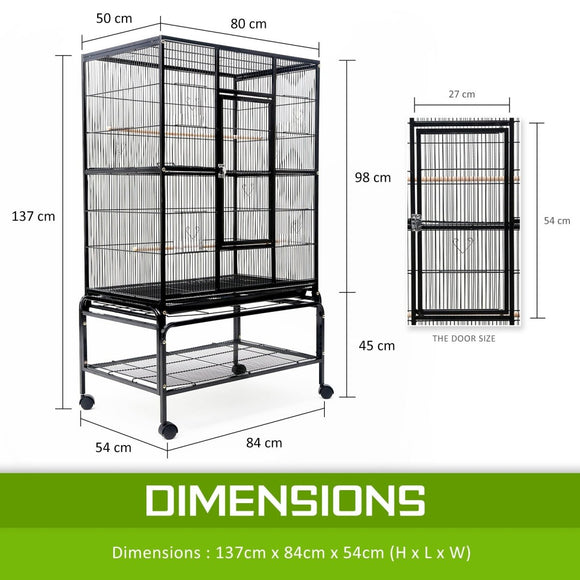 Bird Cage Parrot Aviary MELODY 137cm - RnR Galore