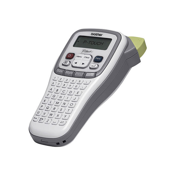 BROTHER PTH105 Accent Labeller Handheld, White/Grey 3.5 - 12MM - RnR Galore