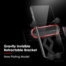 Car Phone Holder Metal Gravity 360 Universal Rotation Ball Air Vent Cellphone Stand(White) - RnR Galore