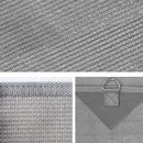 Caravan Privacy Screen Roll Out Awning 1.95 x 2.2M Sun Shade End Wall Side Grey - RnR Galore
