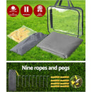 Caravan Privacy Screen Roll Out Awning 2.1x1.8M Sun Shade Pop Top End Wall Grey - RnR Galore
