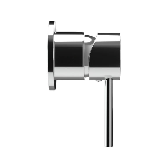 Cefito Basin Mixer Wall Tap Round Brass Faucet Shower Bathtub Chrome - RnR Galore