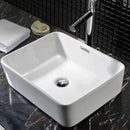 Cefito Bathroom Basin Ceramic Vanity Sink Hand Wash Bowl 48x37cm White - RnR Galore