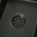 Cefito Kitchen Sink 75X45CM Stainless Steel Basin Single Bowl Drain Part Black - RnR Galore