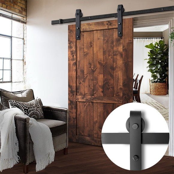 Cefito Sliding Barn Door Hardware Track Set 1.83m - RnR Galore