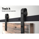 Cefito Sliding Barn Door Hardware Track Set 2m - RnR Galore