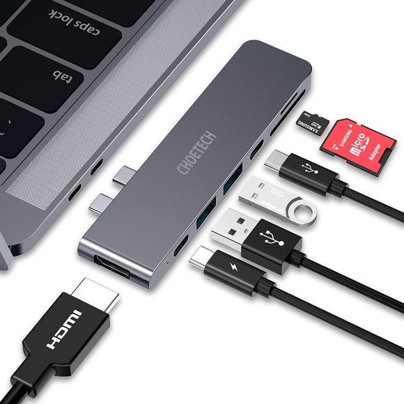 CHOETECH HUB - M14 USB - C 7 in 1 Expand Docking Station Hub for MacBook Pro - RnR Galore