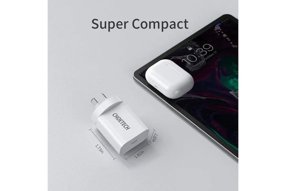 CHOETECH Q5004CL PD20W USB - C iPhone Fast Charger with MFi Certified USB - C Cable - RnR Galore