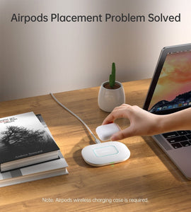 CHOETECH T550 - F Airpods/Phone Wireless Fast Charging Pad - RnR Galore